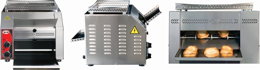 GMG Durchlauftoaster mit Kettenband GMG Durchlauftoaster mit Kettenband